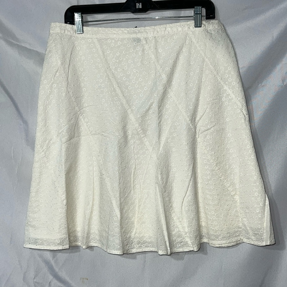 Cream Mini Skirt